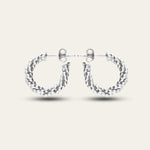 Barnacle Huggie Hoop Earrings - Dainty London