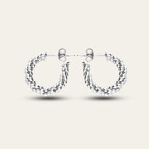 Barnacle Huggie Hoop Earrings - Dainty London