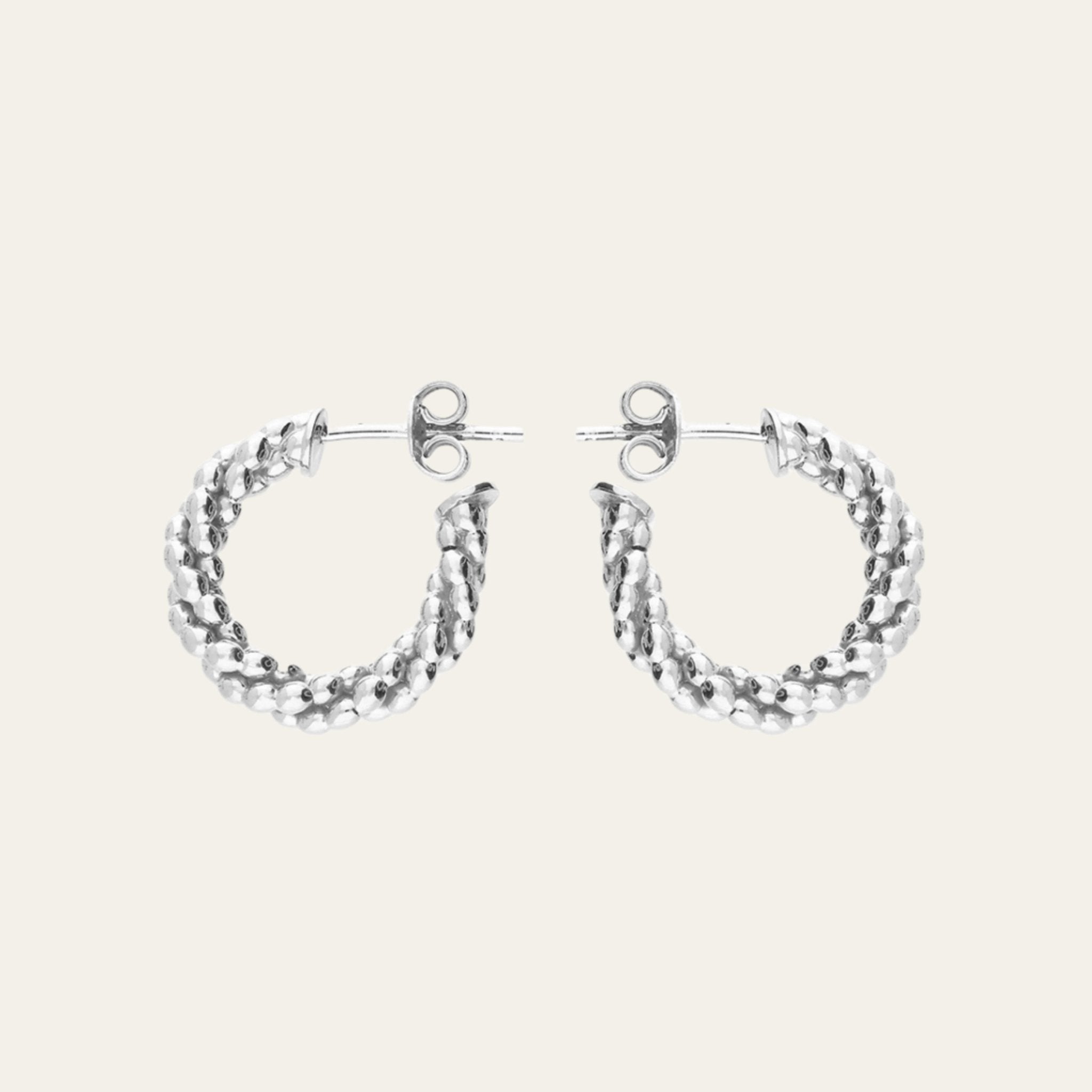 Barnacle Huggie Hoop Earrings - Dainty London