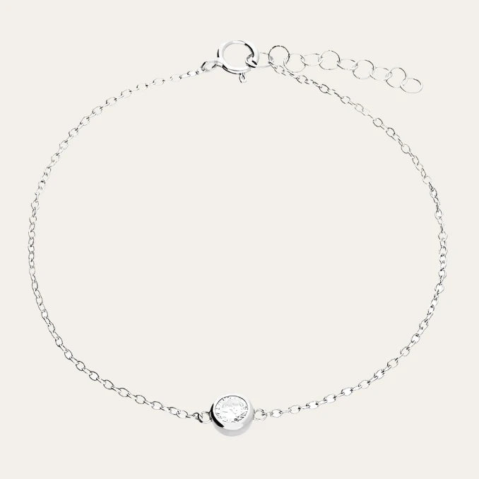 Dainty Silver Moissanite Bracelet - Dainty London