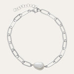 Dainty Silver Pearl Bracelet - Dainty London