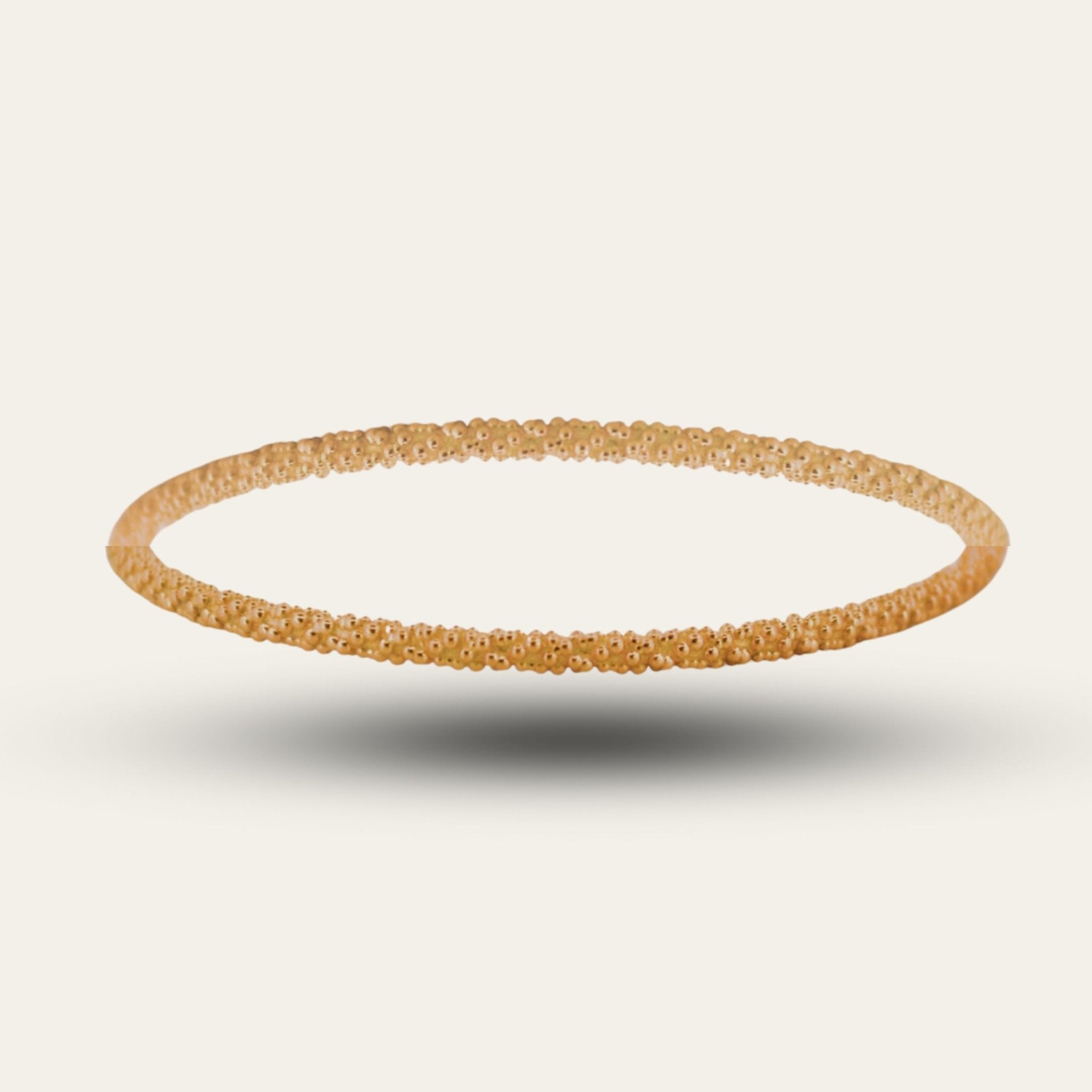 Gold Barnacle Bangle - Dainty London