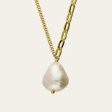 Gold Pearl Necklace - Dainty London