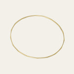 Limited Edition Faceted Dainty Gold Bangle - Dainty London