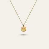 Limited Edition Solid Gold Barnacle Disc Necklace - Dainty London