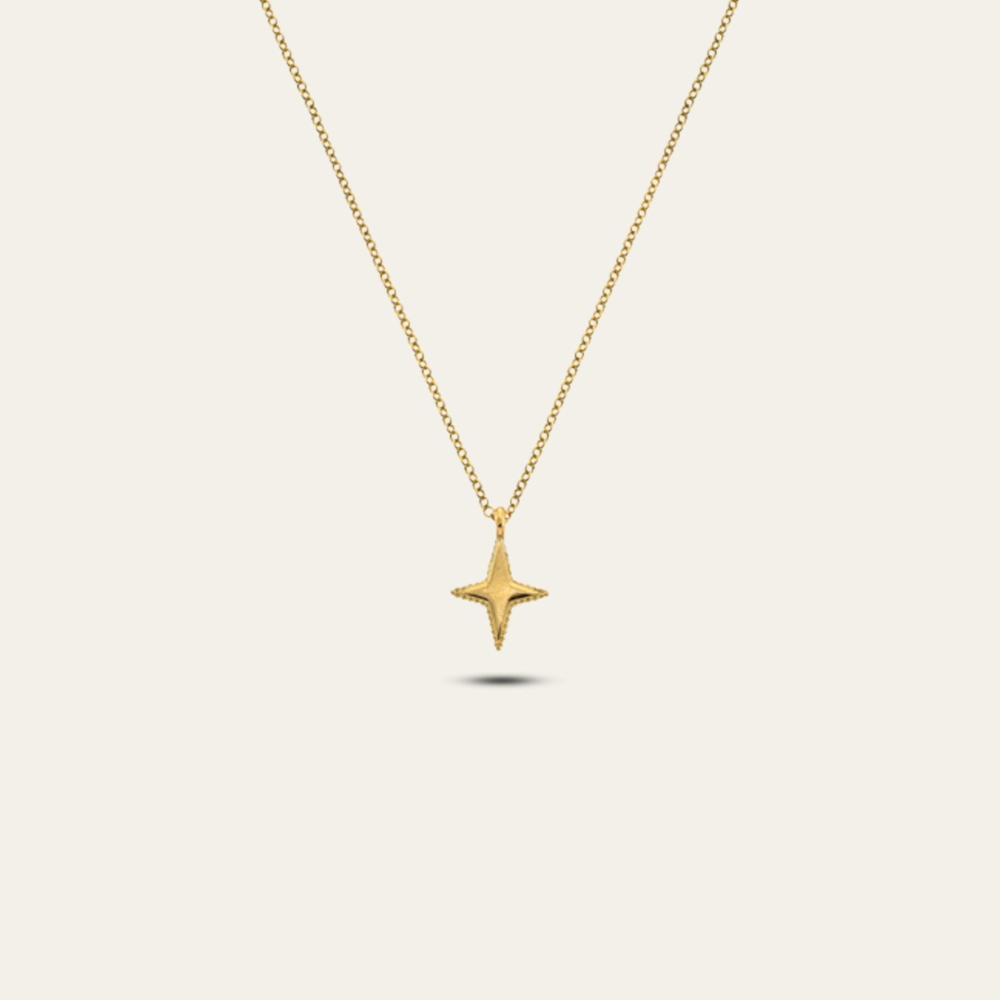 Limited Edition Solid Gold Barnacle Star Necklace - Dainty London