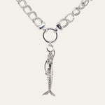 Maxi Zennor Mermaid Silver Necklace - Dainty London