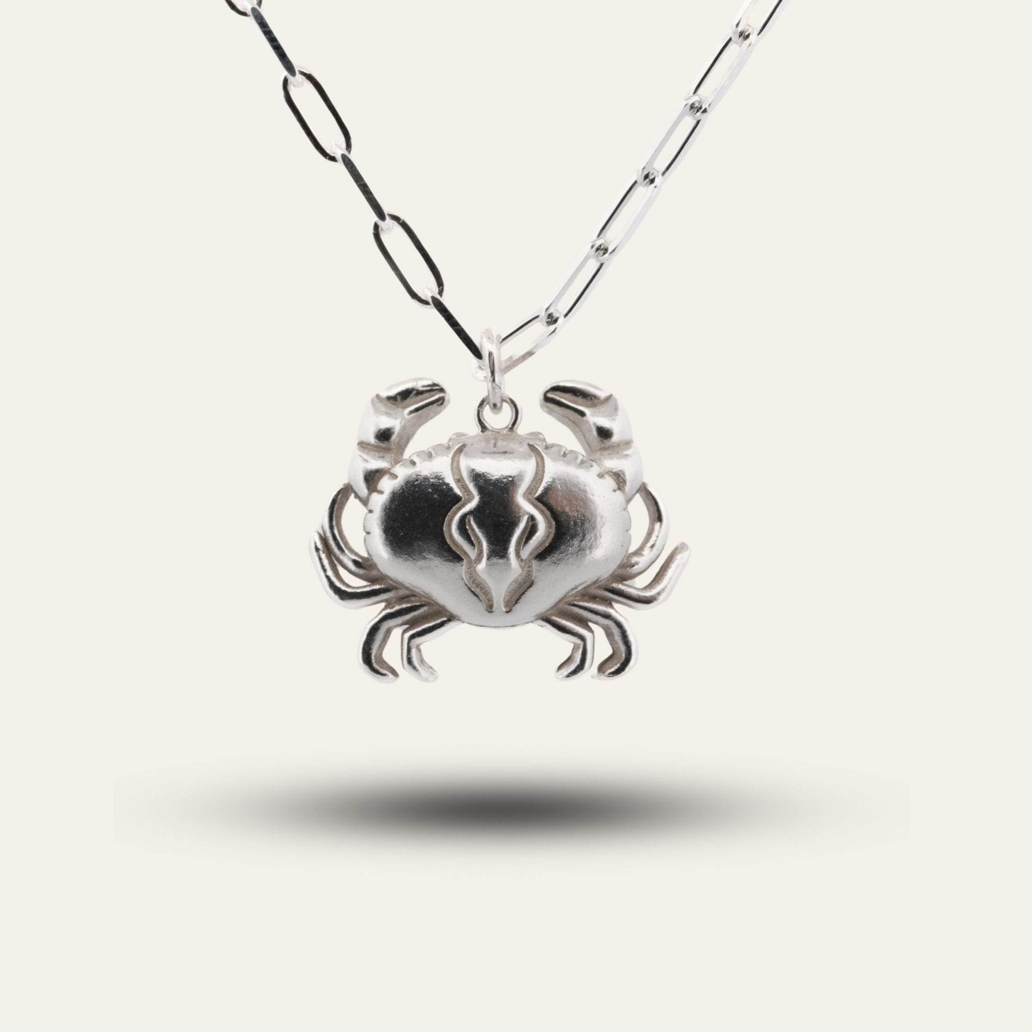 Mr Crab Silver Necklace - Dainty London