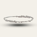 Silver Grain Bangle - Dainty London