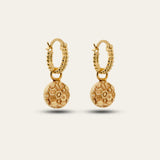 Solid Gold Hemera Hoops - Dainty London