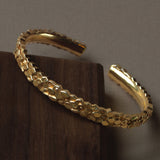 The Gold Artemis Bangle - Dainty London