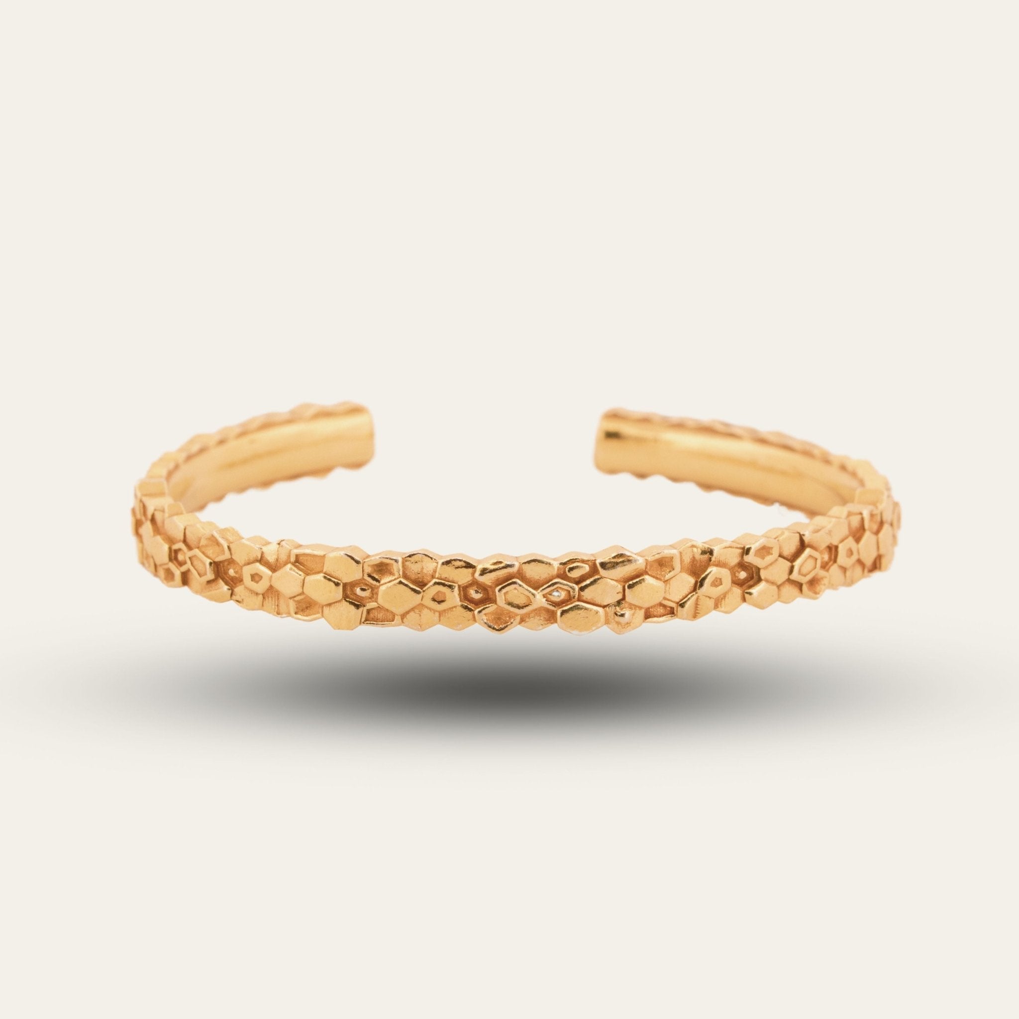 The Gold Artemis Bangle - Dainty London