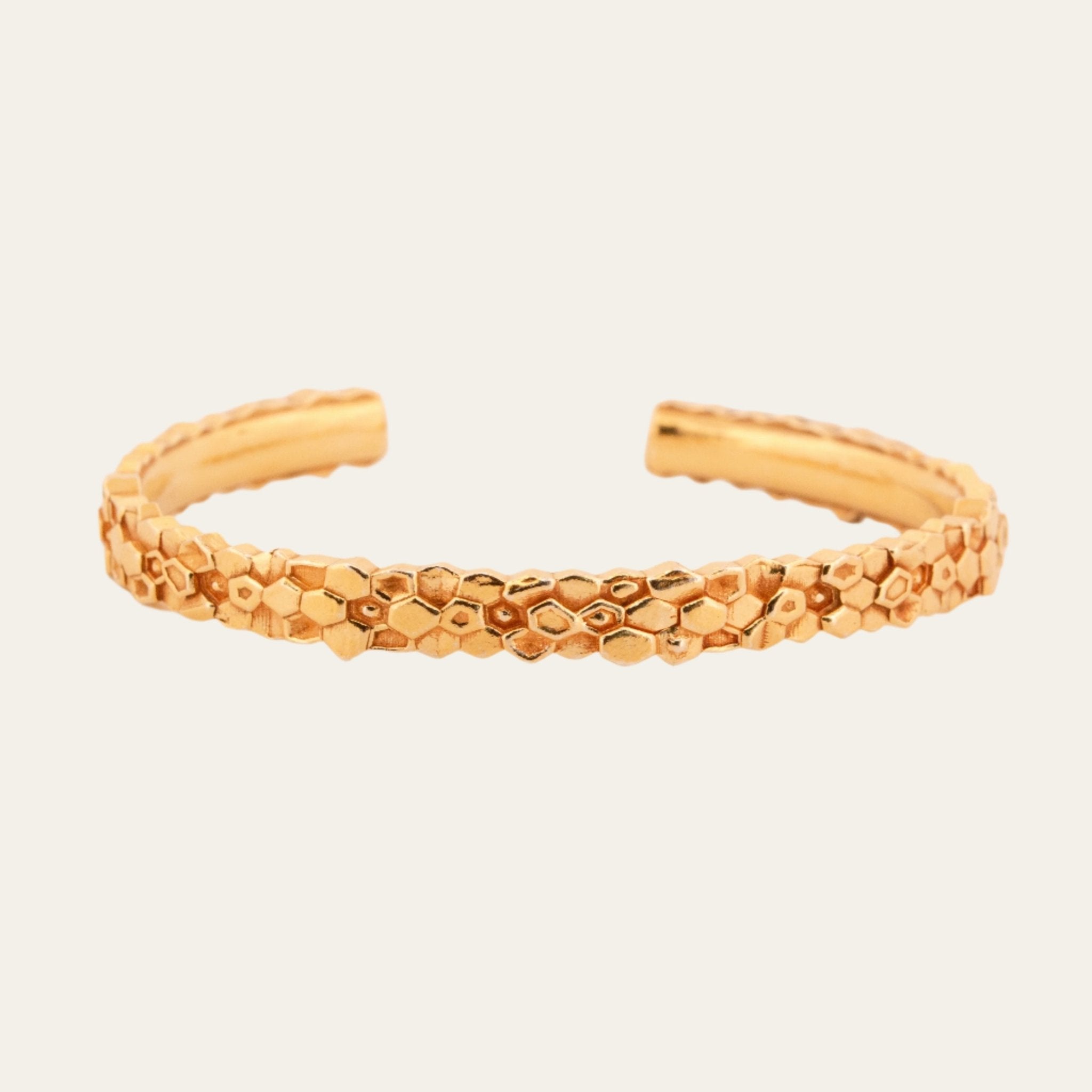 The Gold Artemis Bangle - Dainty London