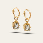 The Gold Giselle Hoops - Dainty London