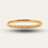 The Gold Hebe Bangle - Dainty London