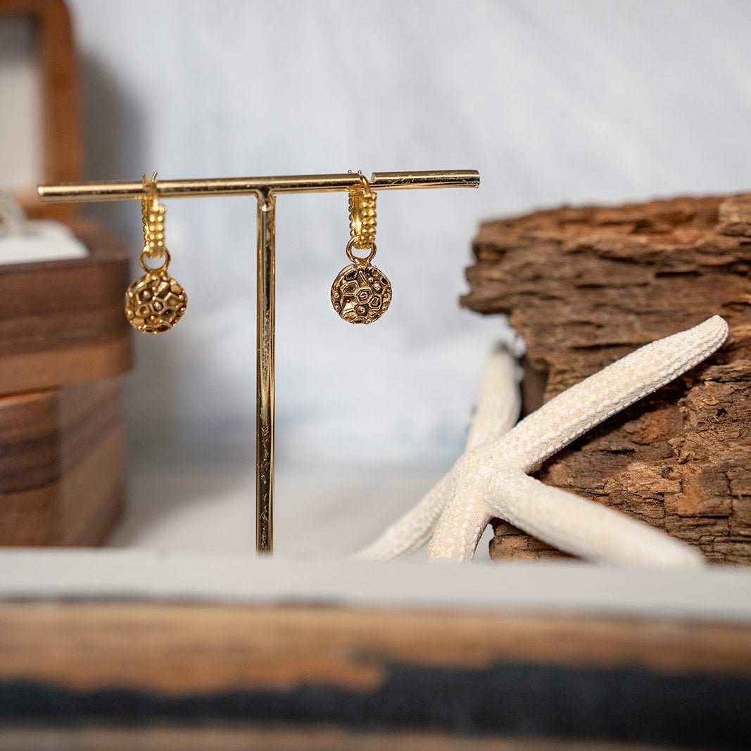 The Gold Hemera Hoops - Dainty London