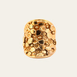 The Gold Hemera Saddle Ring - Dainty London