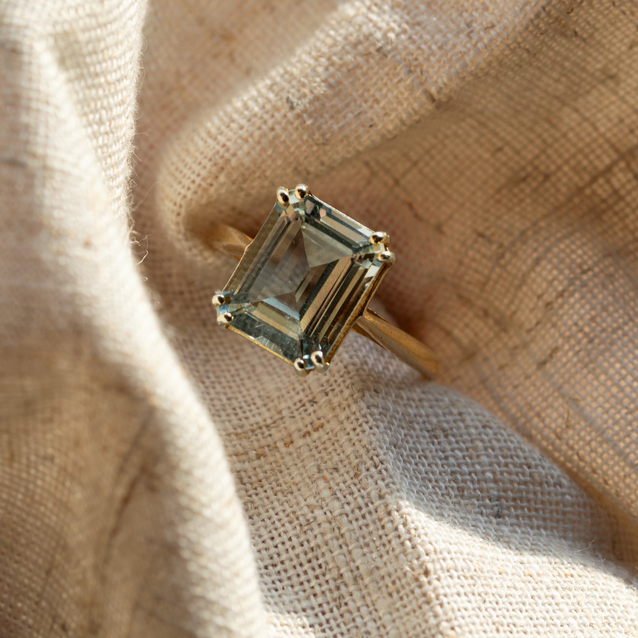 The Gold Luna Ring - Dainty London