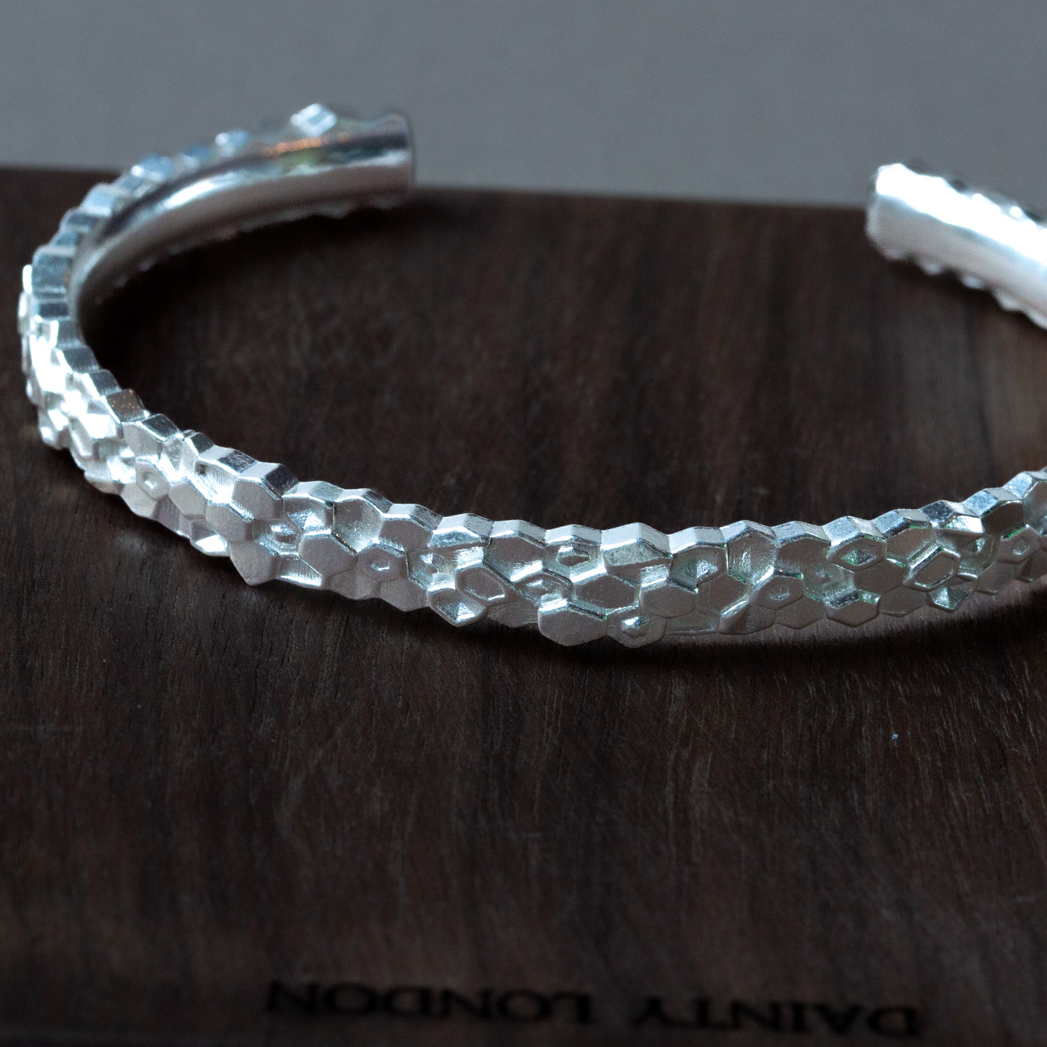 The Silver Artemis Bangle - Dainty London