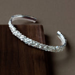 The Silver Artemis Bangle - Dainty London