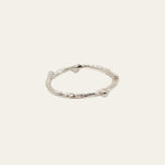 The Silver Twig Ring - Dainty London